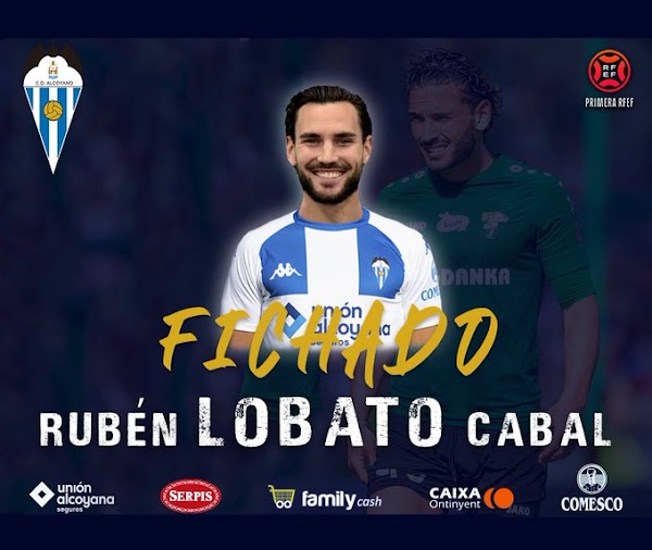Oficial: CD Alcoyano, firma Rubén Lobato