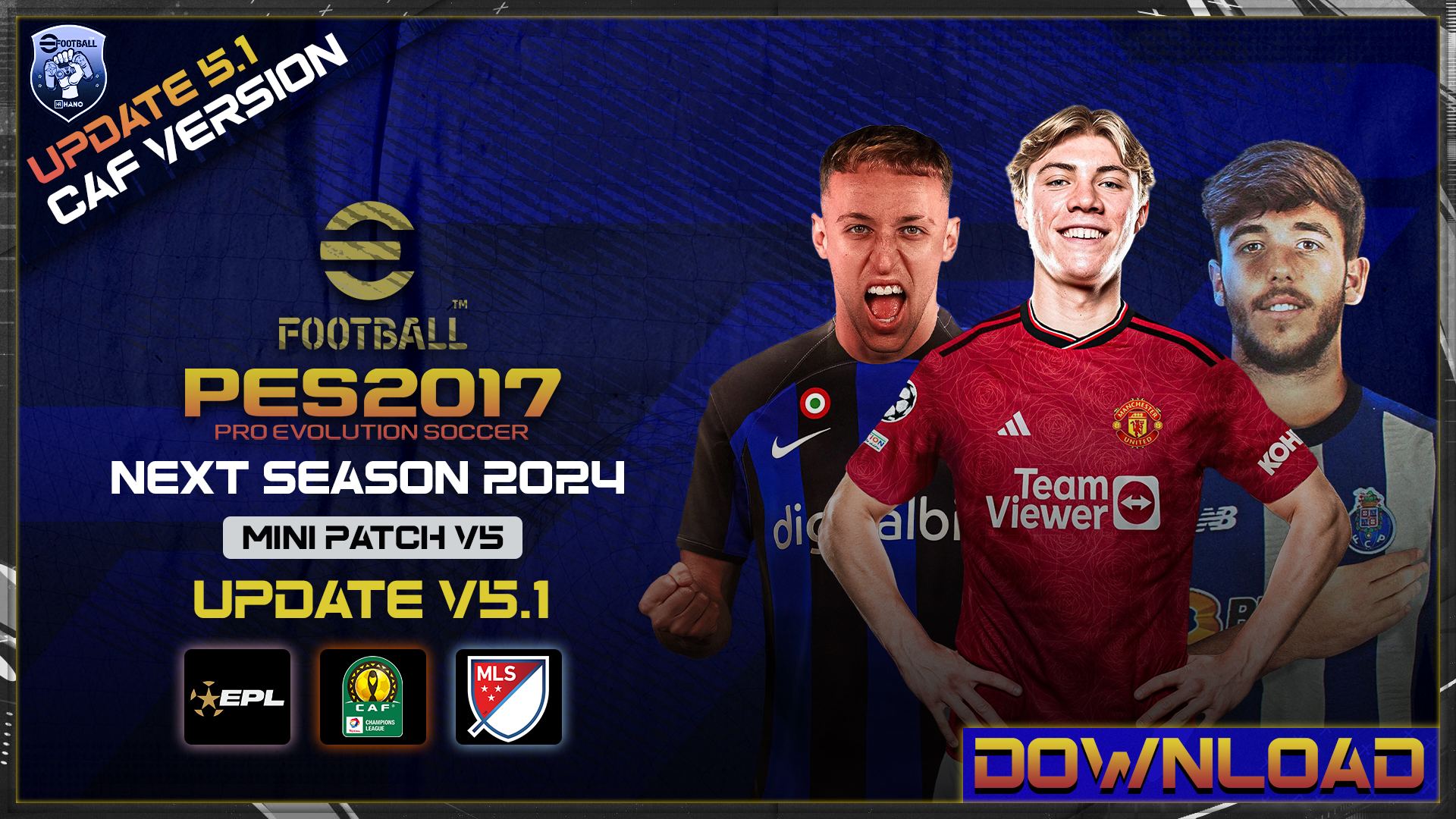 PES 2017 New Season Patch 2018/2019 - Mini Patch 990mb Released 13/8/2018