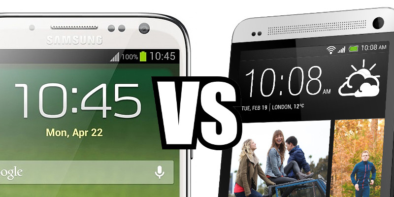 Samsung Galaxy S IV vs HTC One