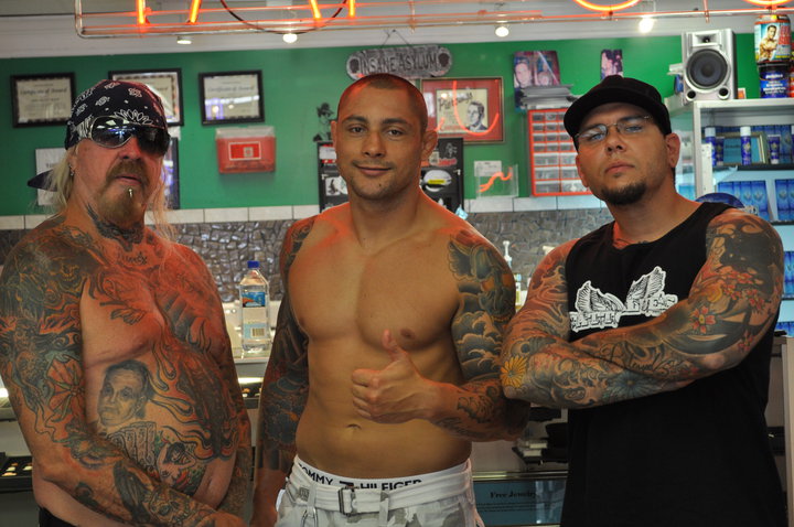 That's right, MMA star Thiago Silva gets inked at Tattoo Blues!