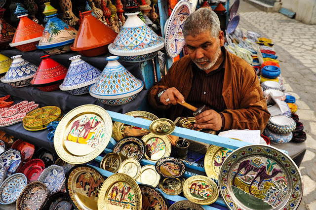 突尼西亞, tunisia, 開羅安, 市集, Kairouan market