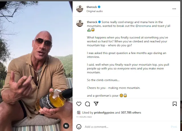 Dwayne The Rock Johnson gives valuable life lesson on success and hard work