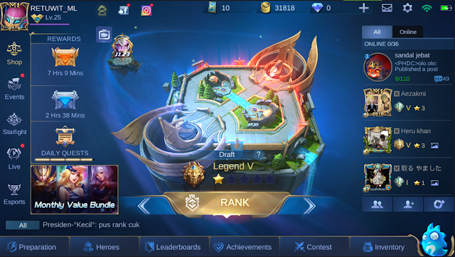 Mobile Legends Update UI 2.0 November 2021 Review