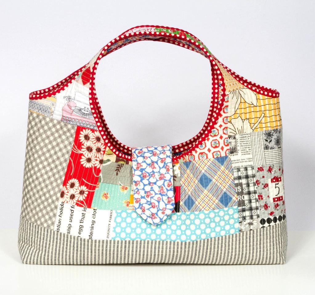 New on line lesson- Quilt-As-You-Go Patchwork Bags