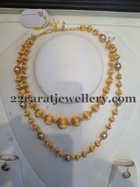 Simple Gold Beads Sets Only 6 Grams