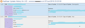 How to download Aadhaar update History | View Aadhaar update History