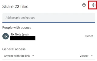 Restrict Sharing Options on Google Drive Files
