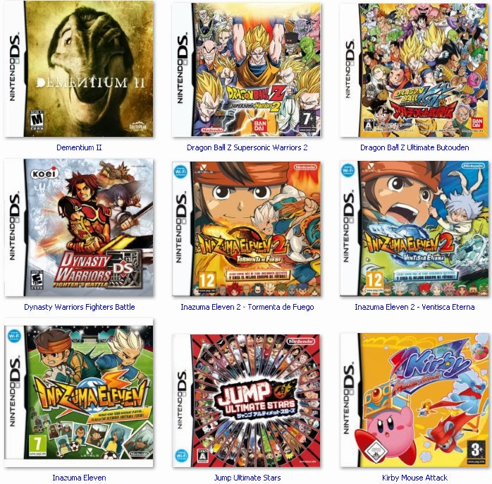 Más de 50 Juegos de DS en español | Zippyshare - Identi