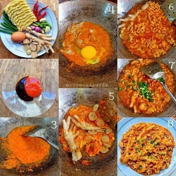 Resep Sablak Mie Instan dan Soup Makaroni Daging
