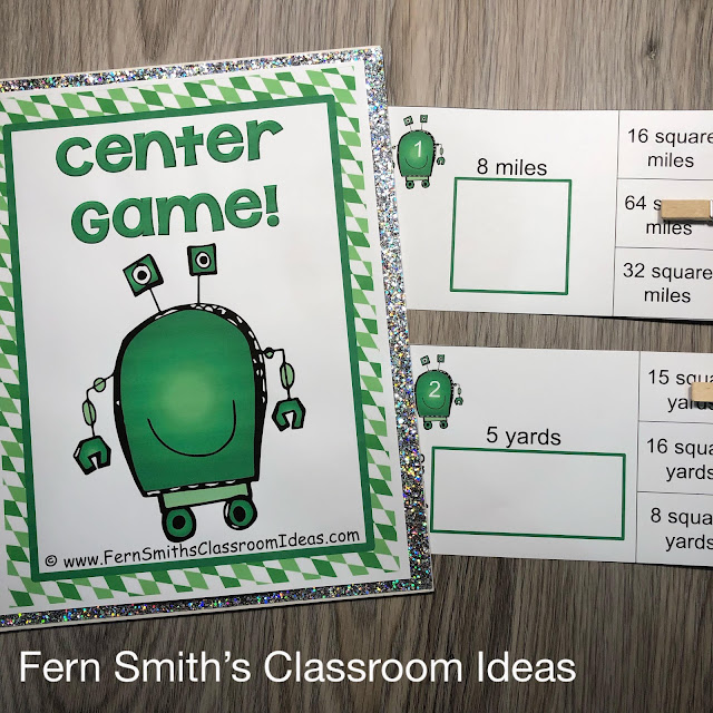 Click Here to Download This Area Arnie Area Center Games, Task Cards, and Printable Worksheets Math Center Resource for Your Classroom Today!