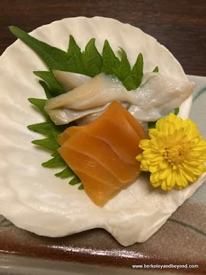 appetizer at Hotel Jogakura in Amori, Japan