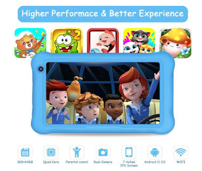 Review LEERUC K88+ 3GB RAM 64GB ROM Kids Tablet