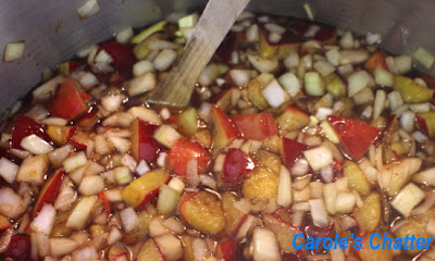 Spicy plum chutney recipe by Carole's Chatter