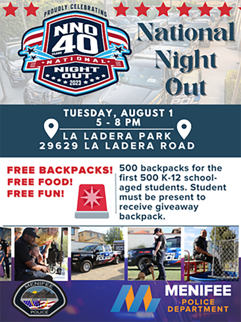 National Night Out with police set for photo photo image