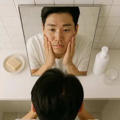 피부 타입 자가 진단 이미지