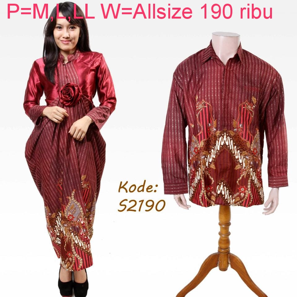 Baju Batik  Couple  Keluarga  Model Baju Batik 