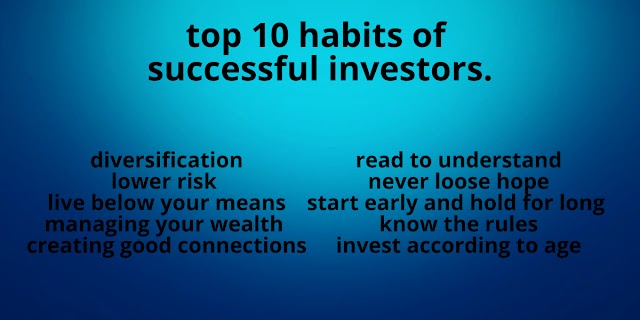 top 10 habits of successful investors - successful investor habits.