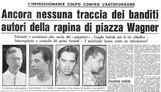 1957: Milano Corriere dell'informazione rapina di Wagner