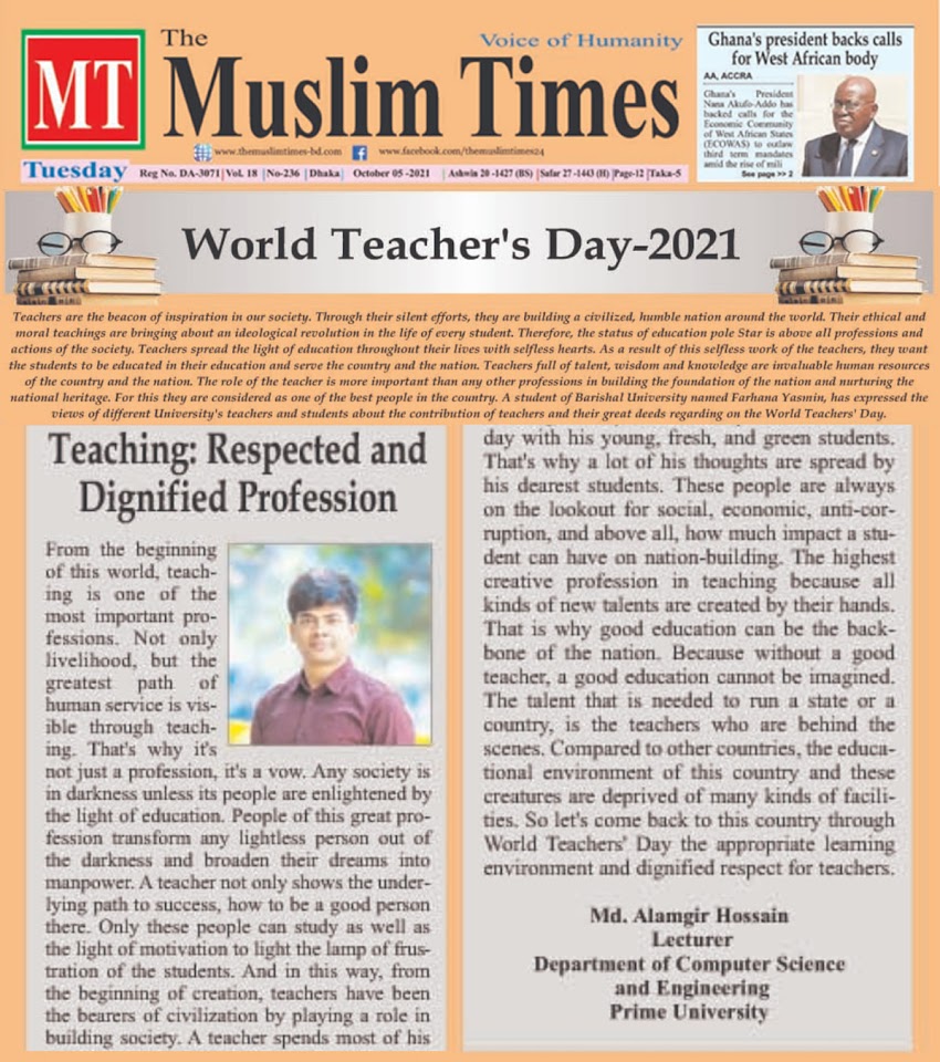 Teaching: Respected and Dignified Profession