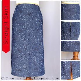 how to sew a straight skirt with no pattern