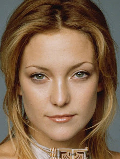 Woman with Square face shape. Kate Hudson, American actress.