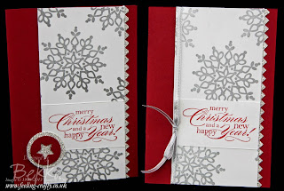 Fast and Fabulous Christmas Cards Using Festive Flurries - includes a mini tutorial