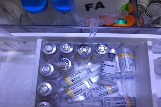 Vacina contra a febre amarela disponível em várias unidades de saúde do município