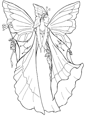 Fairy Coloring Pages on Fairy Coloring Pages