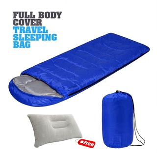 Camping Sleeping Bag Ultralight Waterproof Warm Envelope Backpacking Sleeping Bags With Pillow