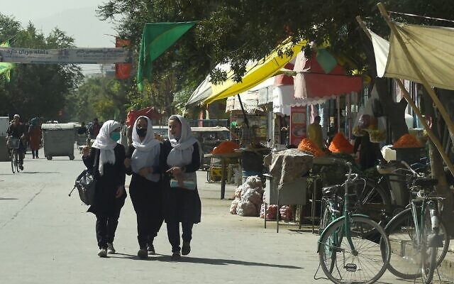 In The Streets of Kabul Afghanistan after Taliban takeover