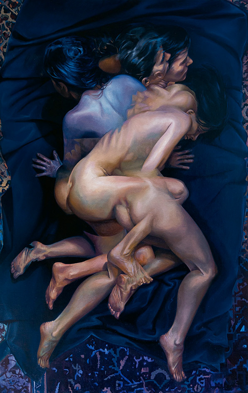 Paintings by Scott Hutchison.