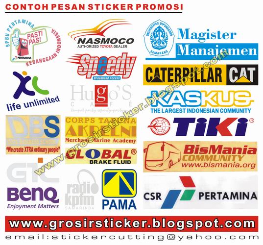  Sticker  Cutting  Grosir Stiker Toko Stiker Online 