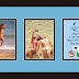 Collage Frame Photo Mat Double Mat with 3 - 3x5 Openings