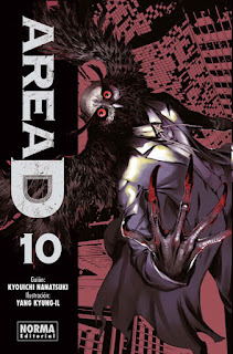 Reseña de "AREA D" vol.10 de Nanatsuki Kyouichi y Yang Kyung-il [Norma Editorial].