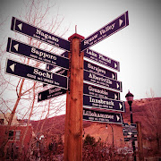 Our adventure in Utah continues and today we are in Park City. (park city signs)