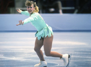 Picture of Tonya Harding doing skating