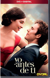 Me Before You (Antes De Ti) 2016 DVD R1 NTSC Latino