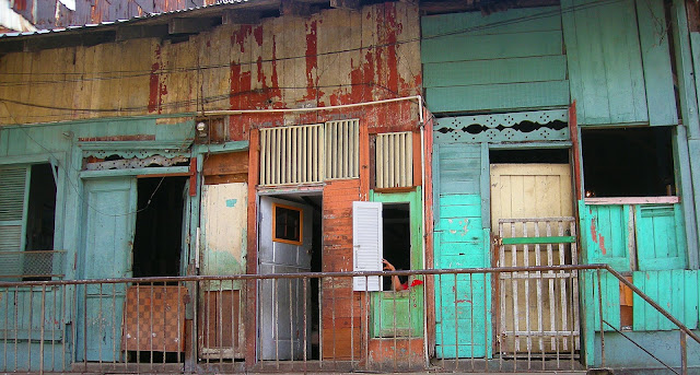 slum city - run down, abandoned apartments