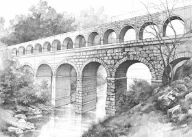 10-Roman-Aqueduct-Architectural-Drawings-Katarzyna-Kmiecik-www-designstack-co