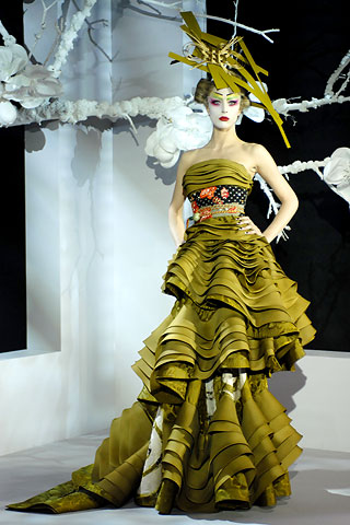 I find that these Dior designs capture my fascination for gorgeous fabrics