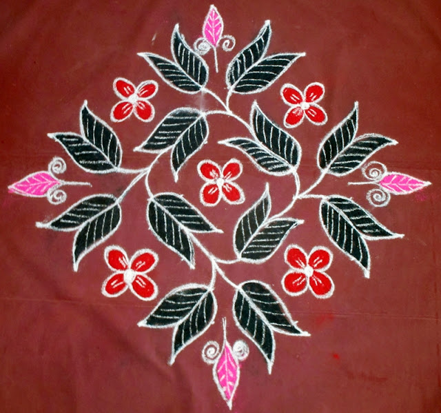 Kolam with dots