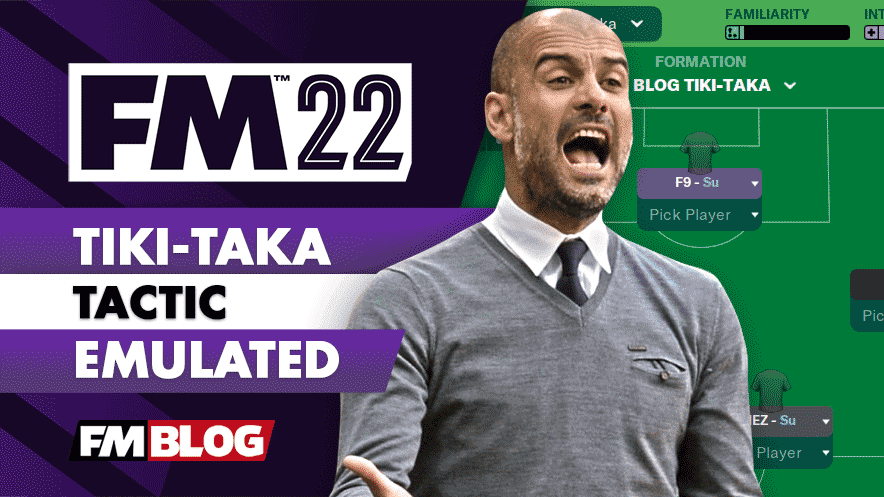 Football Manager 2022 Pep Guardiola Tiki-Taka Tactic | FM22