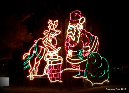 Santa and Rudolph