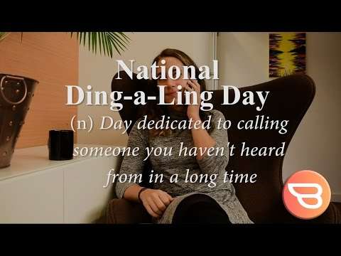 National Ding-A-Ling Day Wishes Beautiful Image