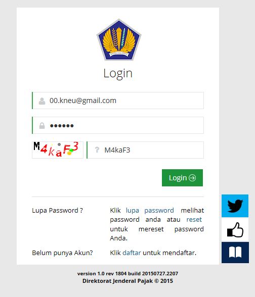 Daftar NPWP Online, Daftar Pajak Online, Formulir NPWP