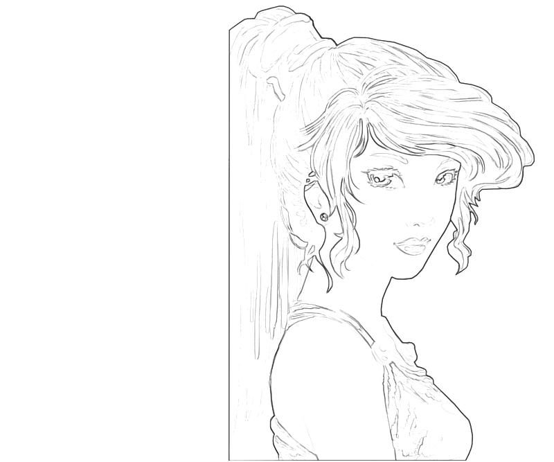 Printable Megara 7 Coloring Page