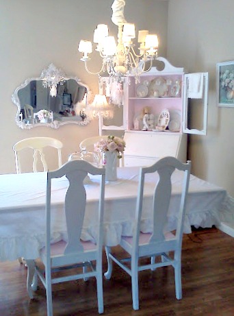 Olivia's Romantic Home: Shabby Chic Dining Room