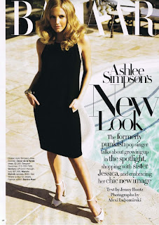 Ashlee Simpson in Harper's Bazaar May 2007 pictures