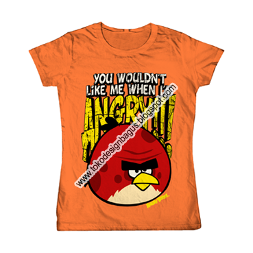 Angry Bird Kids desain kaos  desain t-shirt  desain 