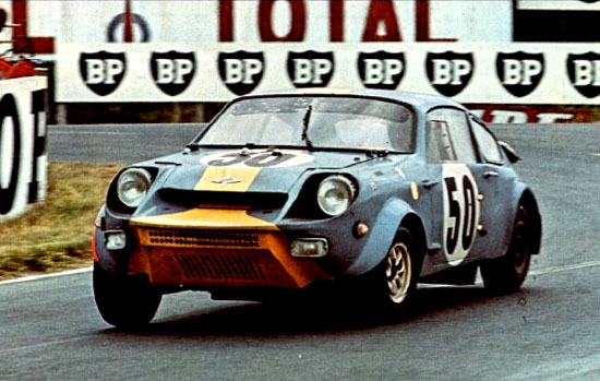 Og til sidst Mini Marcos GT indsat i Le Mans 1966 og sluttede p 15